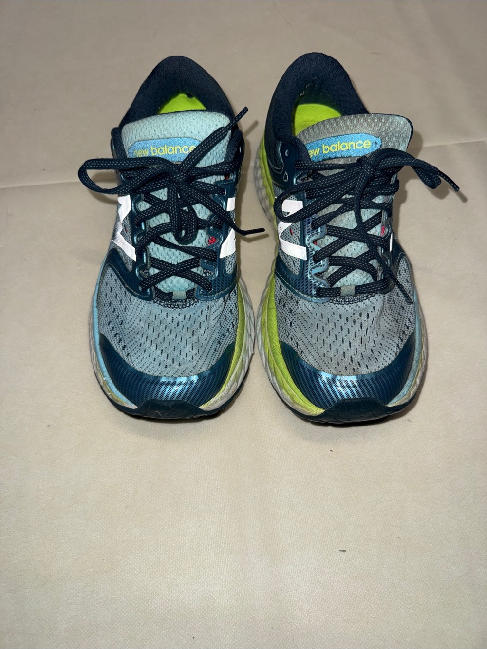 New Balance Blue, Gray and Lime Women's Running Sneakers